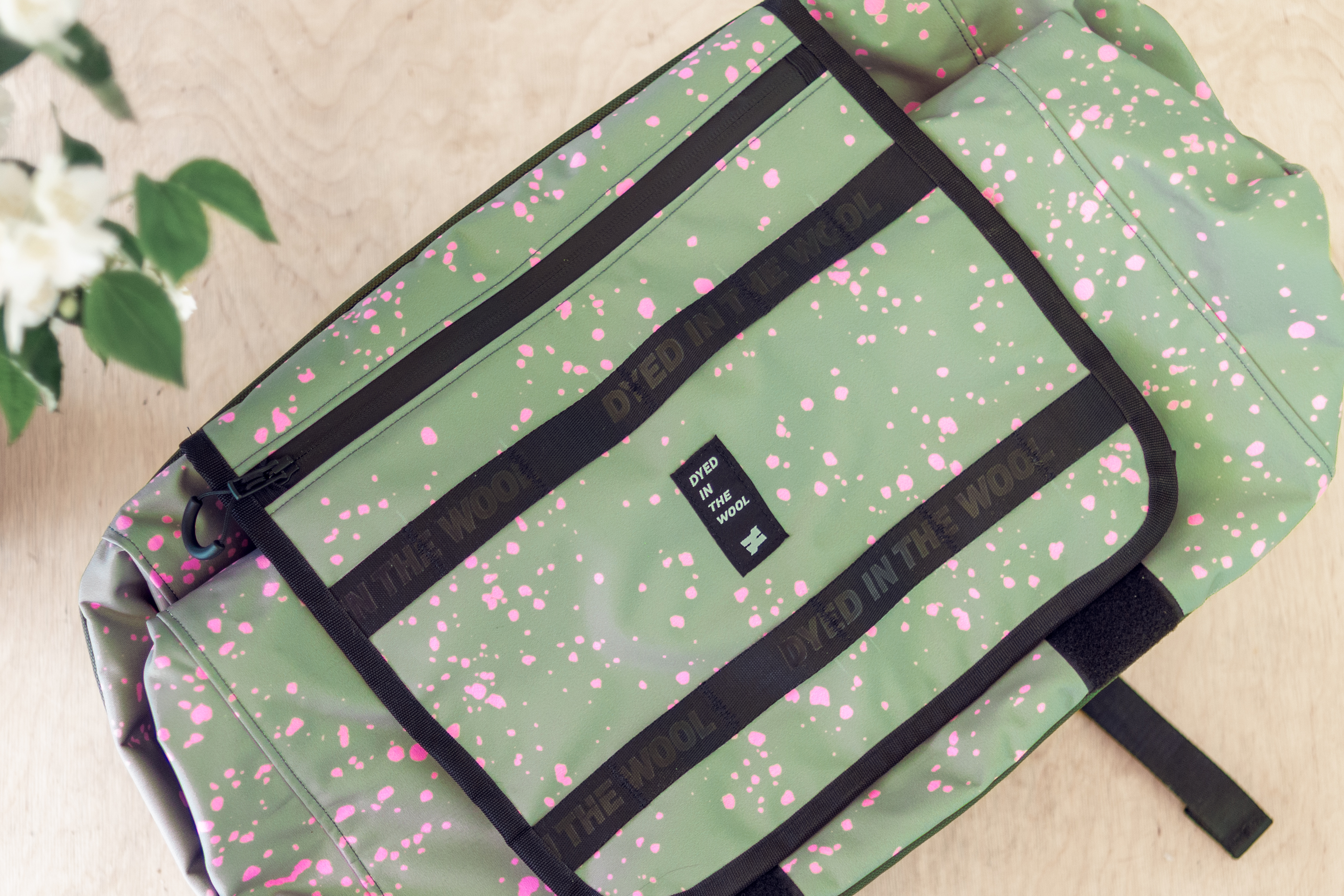 Molle webbing on top