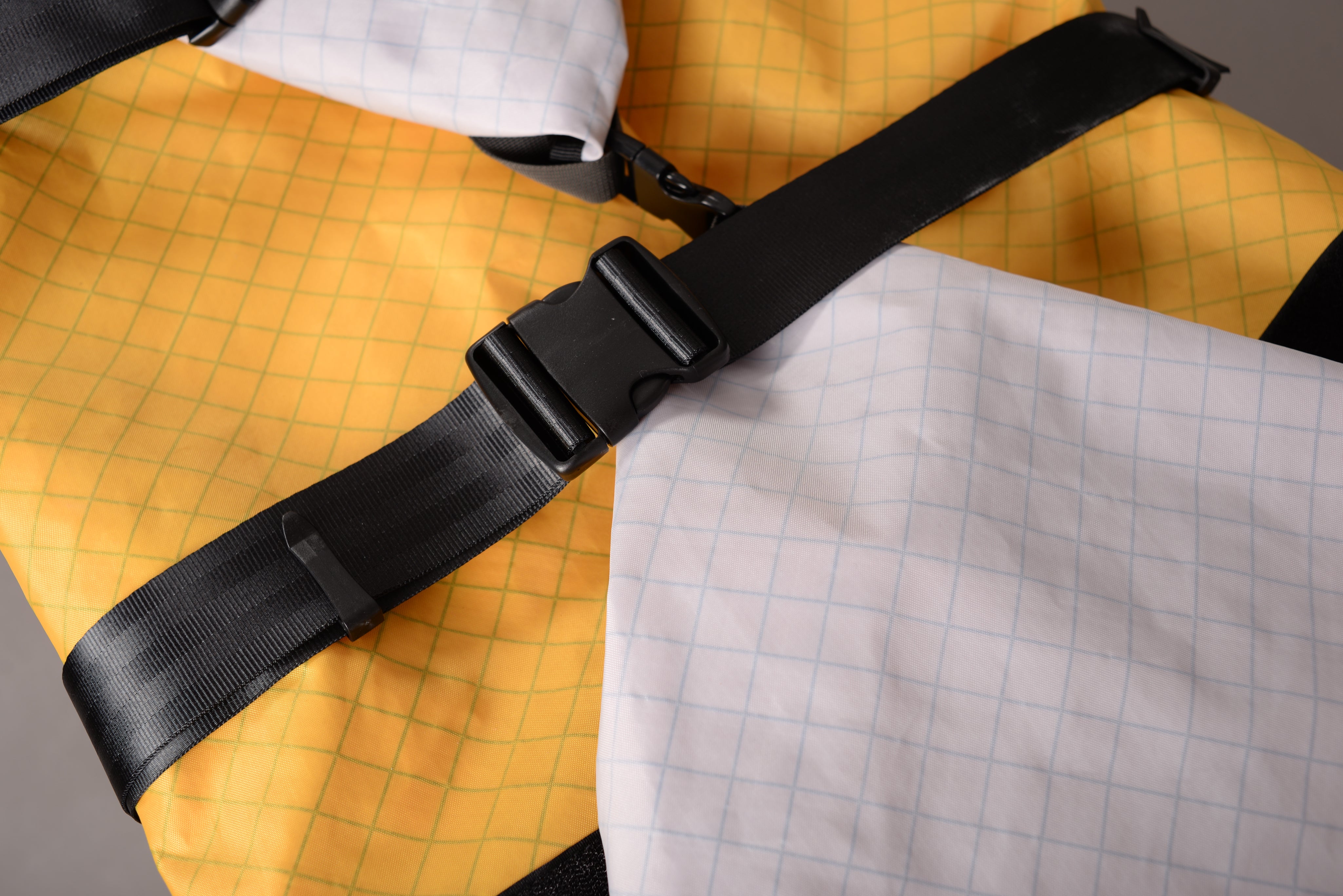 Seat belt style webbing